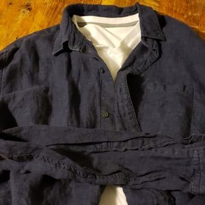 Banana Republic Long Sleeve Linen Shirt
